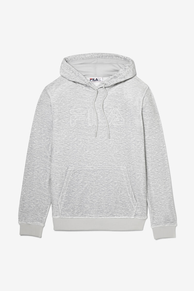 Fila Asher Velour Hoodie Hoodie Herr Ljusgrå | n2g9UmjJTvE