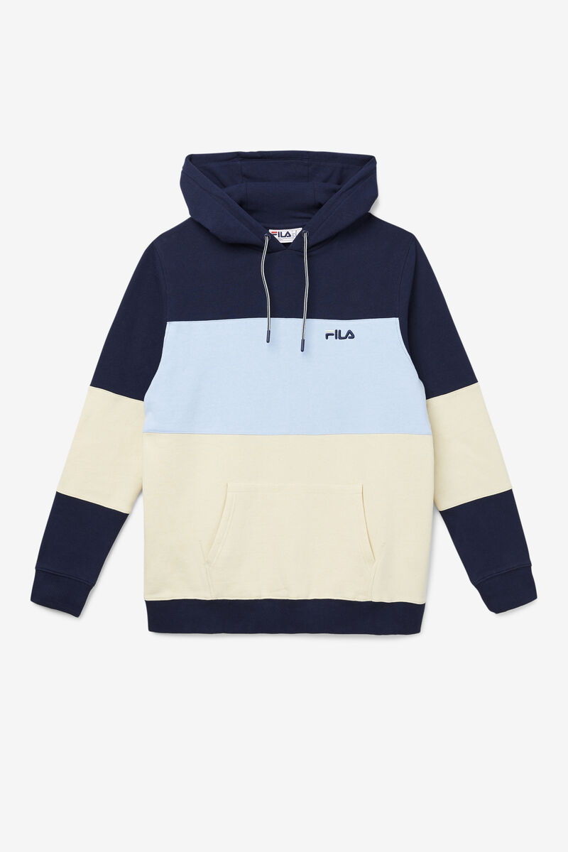 Fila Bryan Hoodie Hoodie Herr Marinblå Ljusblå Bruna | yHY53Opo9Ji