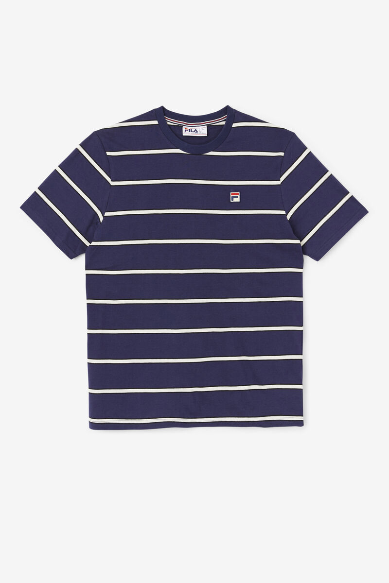 Fila Felix T-shirt Herr Marinblå Vita | kSzRsRW9A5P