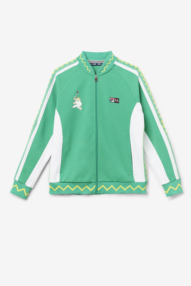 Fila Fila X Rb Babar Iggy Jacket Träningsoverall Herr Mörkmintgröna Vita | nBm27c1ysfl