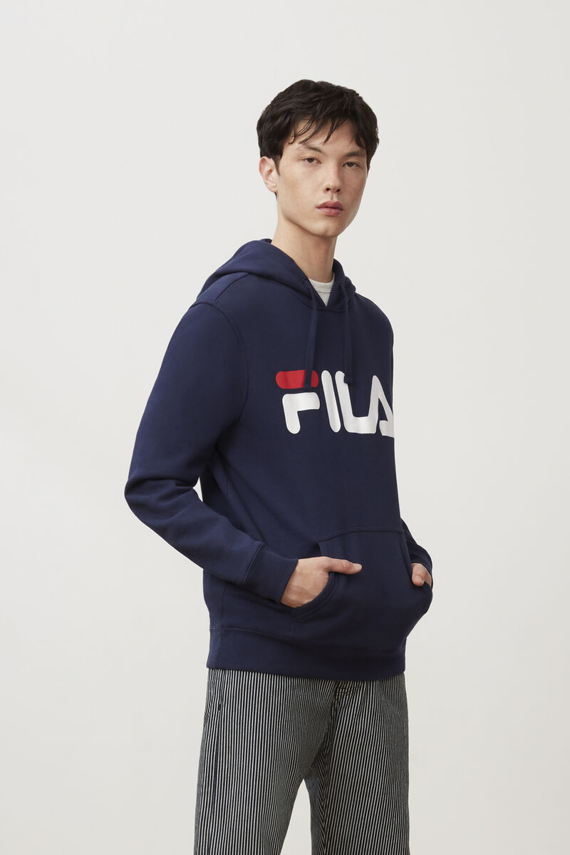 Fila Flori Hoodie Hoodie Herr Marinblå Röda Vita | OqRCkwkRgKu