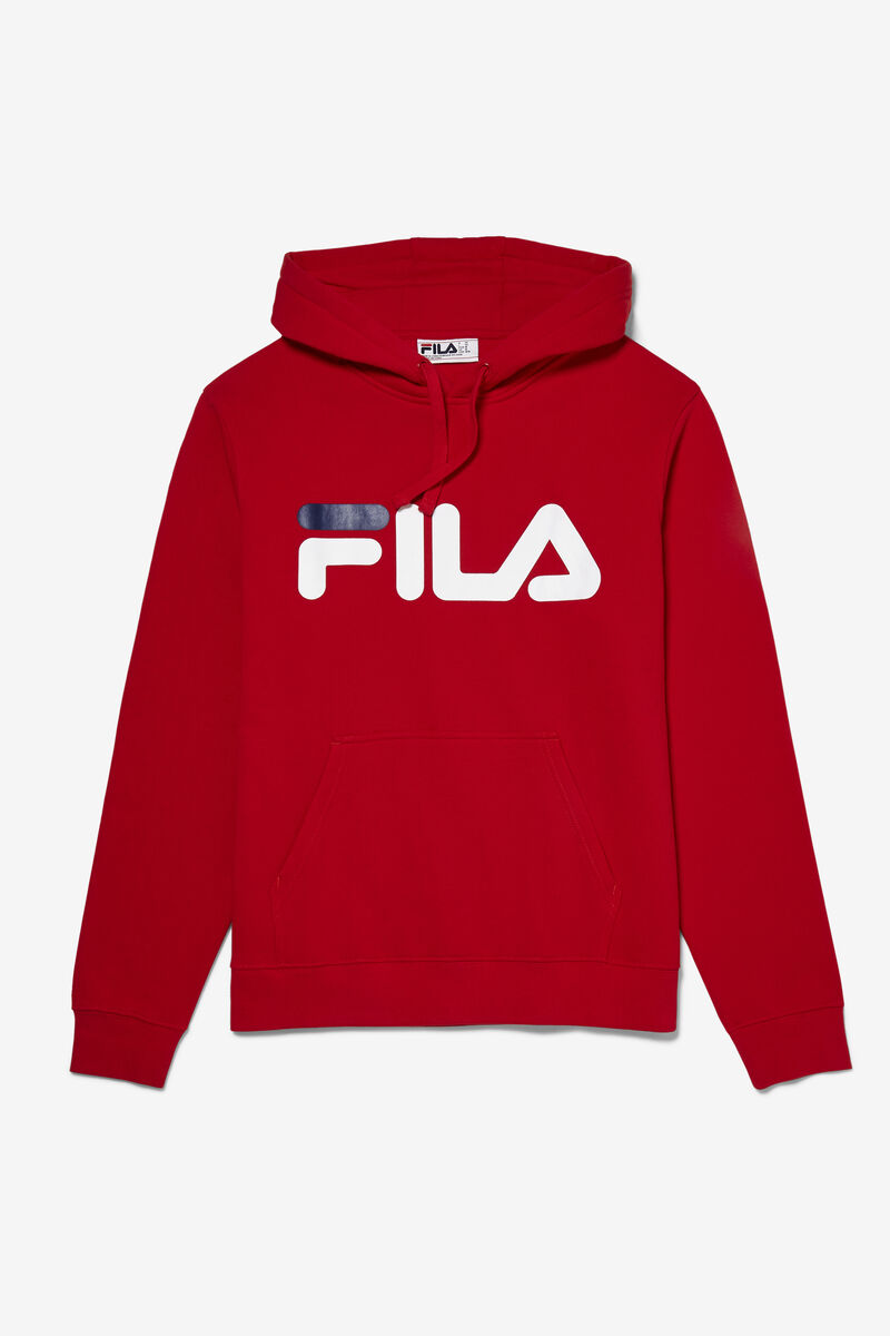 Fila Flori Hoodie Hoodie Herr Röda | uZz7LMxsWT1