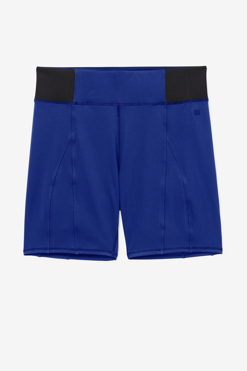 Fila Forza 8" Texture Bike Kort Shorts Dam Marinblå Svarta | K4XuG5KoIBa