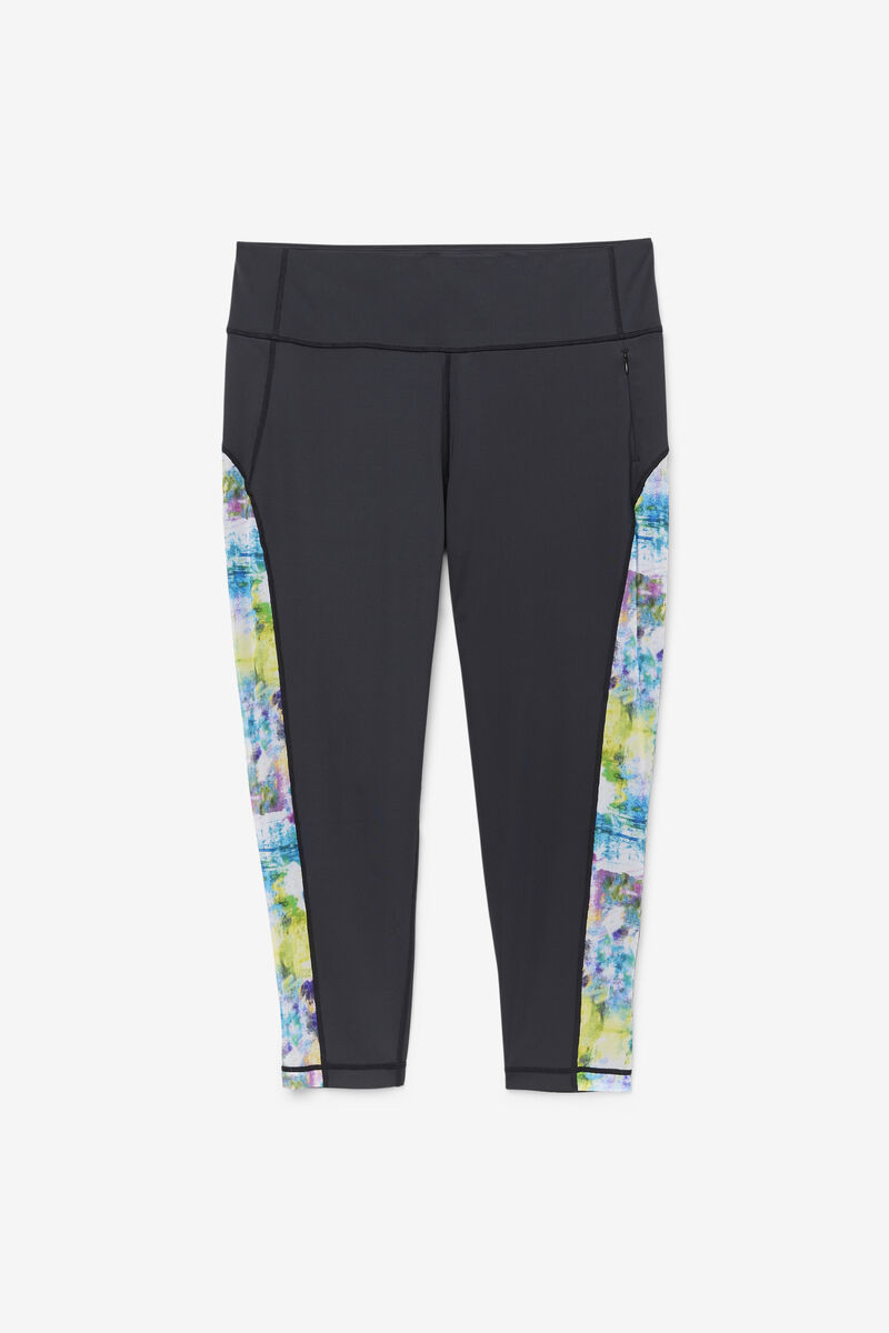 Fila Forza Contrast 7/8 Leggings Leggings Dam Svarta | 89xalnN2gE7