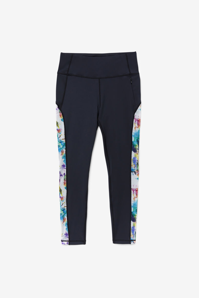 Fila Forza Contrast 7/8 Leggings Leggings Dam Svarta Svarta | oFz3avptKrM