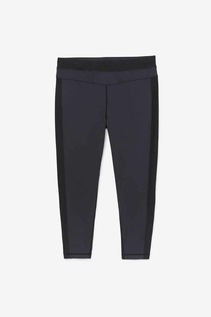 Fila Forza Texture High Midja Legging Leggings Dam Svarta | Mzrjc52aepW
