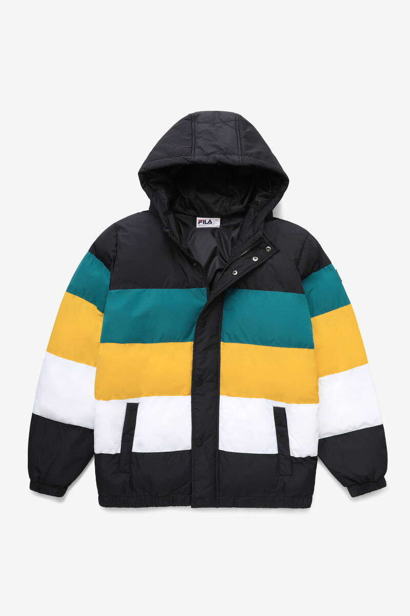 Fila Giovanni Puffa Jacket Jacka Herr Svarta Blå Guld | rnfxI9EvnXo
