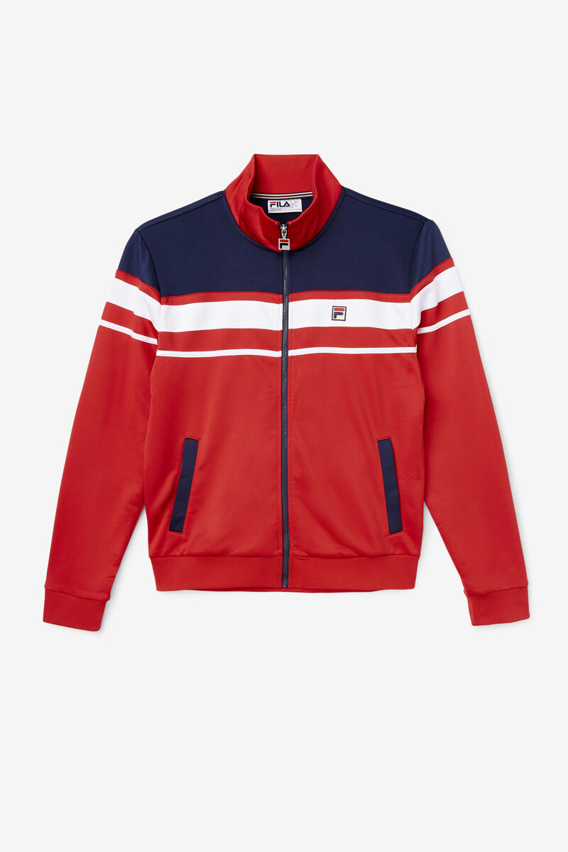 Fila Gordon Jacket Jacka Herr Röda Marinblå Vita | G7Bk9BWUURF