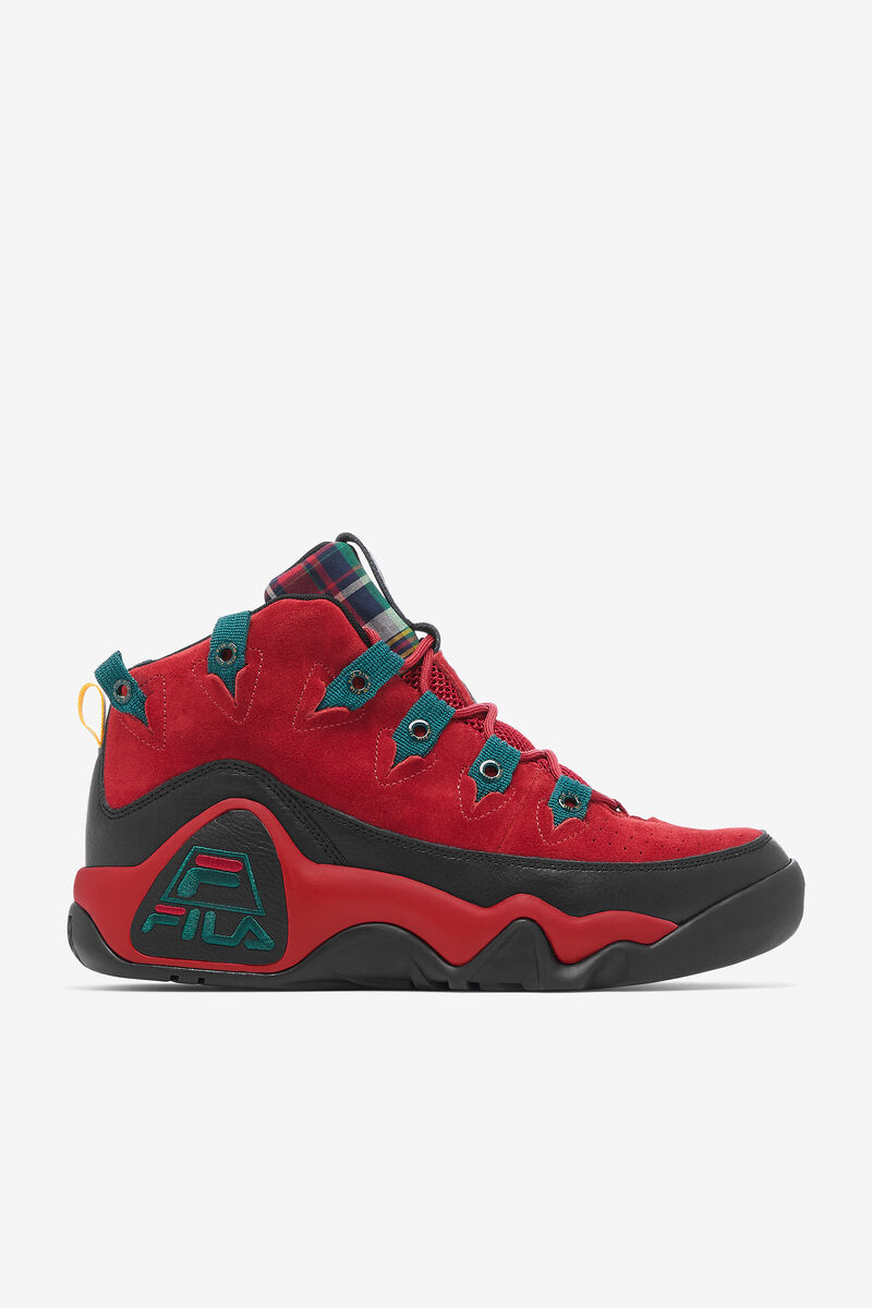 Fila Grant Hill 1 Shoes - Plaid Tongue | Fila Sneakers Herr Svarta | IQCggBZ1ZSi