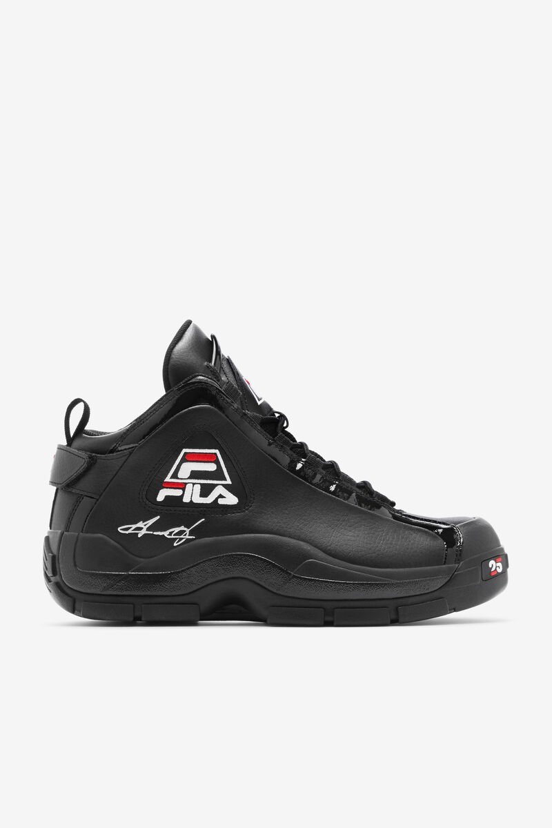 Fila Grant Hill 2 Shoes - 25th Anniversary Edition | Fila Sneakers Herr Svarta Vita Röda | Qq4IsW5SUTk