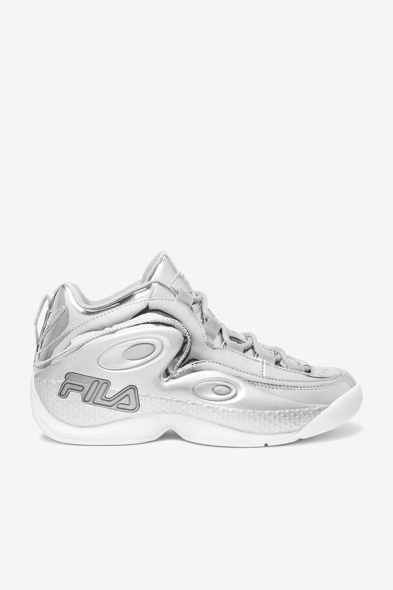 Fila Grant Hill 3 Metallic Basketskor Herr Metal Silver Metal Silver Metal Silver | ESm526yn6y8