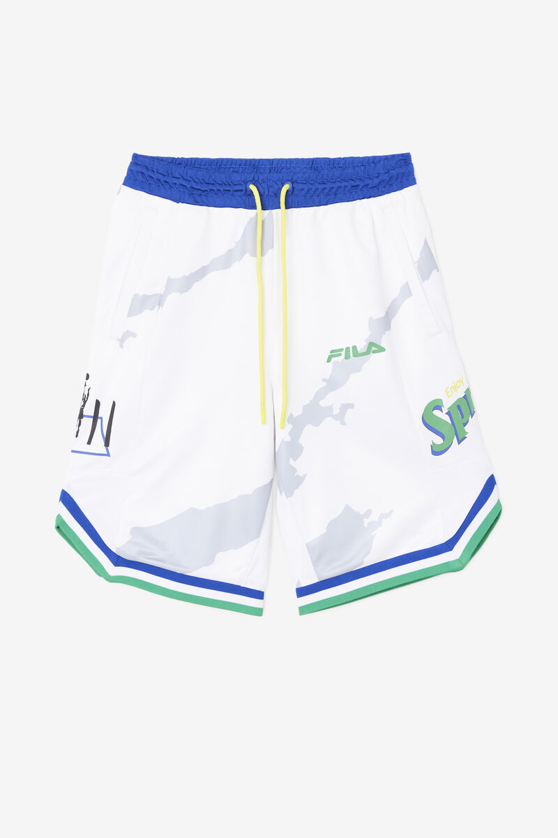 Fila Grant Hill X Sprite Kort Shorts Herr Vita Blå | BZrpOTiJ8D6