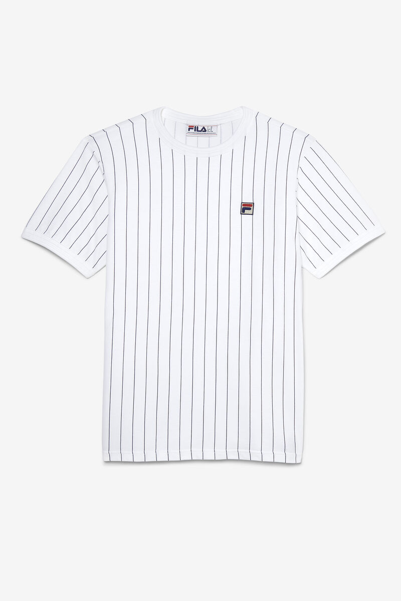 Fila Guillo T-shirt Herr Vita Marinblå | 1QktEcOlLUE