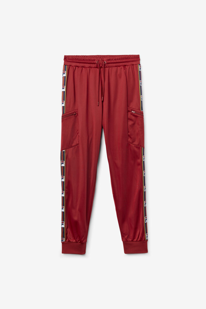Fila Jaxson Pant Byxor Herr Röda | gL4NC177Wkd