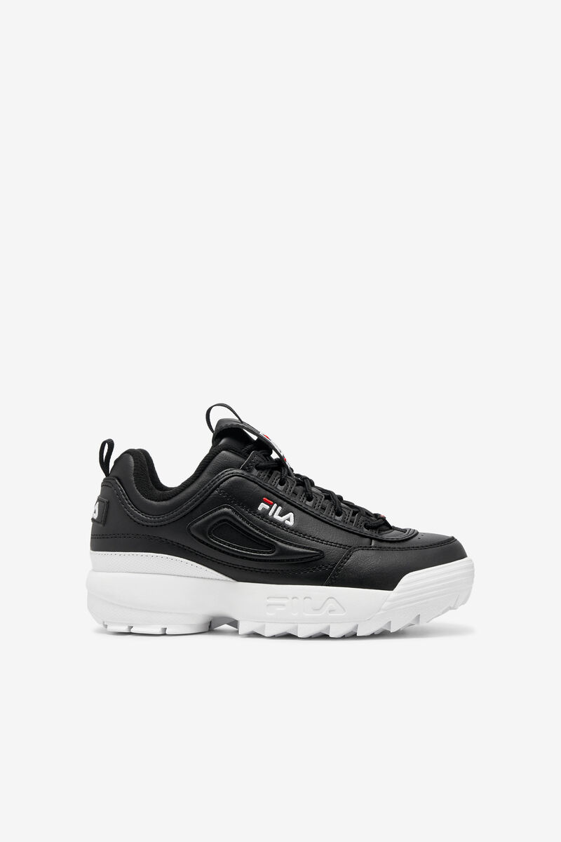 Fila Little Disruptor 2 Platform Skor Barn Svarta Vita Röda | wG9AFrtMsf3