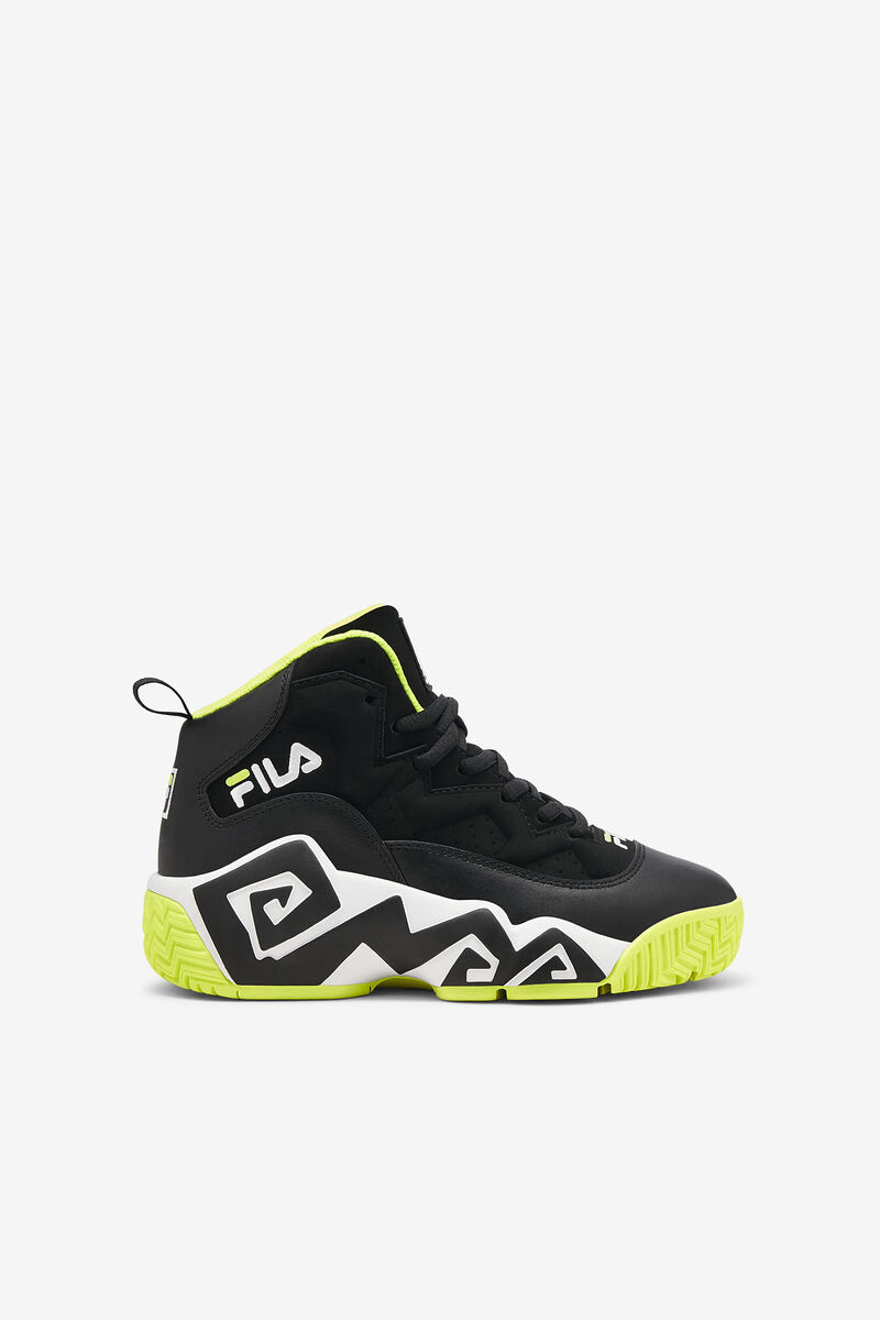 Fila Little Mb Basketskor Barn Svarta Gula Vita | KMhmnvrOAml