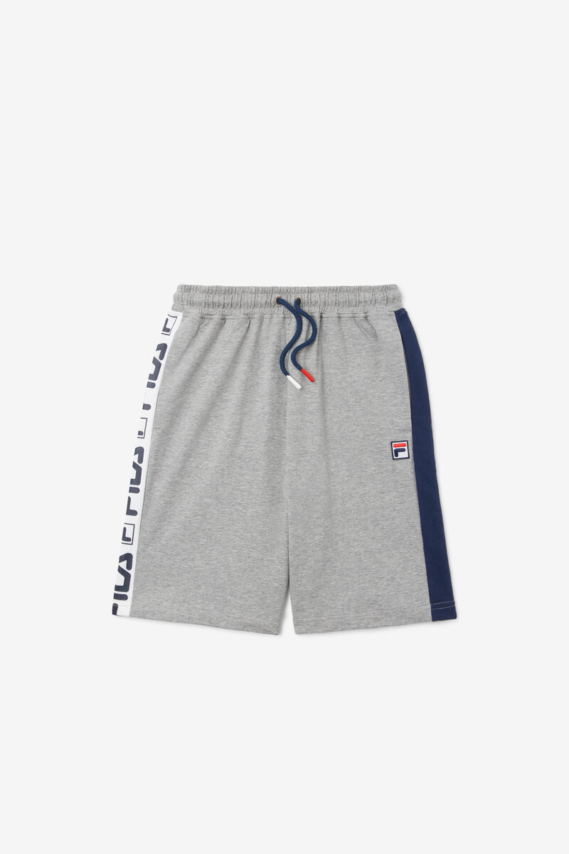 Fila Logo Kort Shorts Barn Grå | UwXbFcC3EIJ