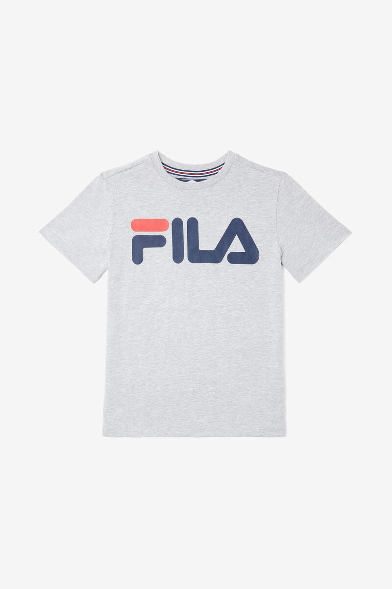 Fila Logo T-shirt Barn Grå | njhtYQbPgz4