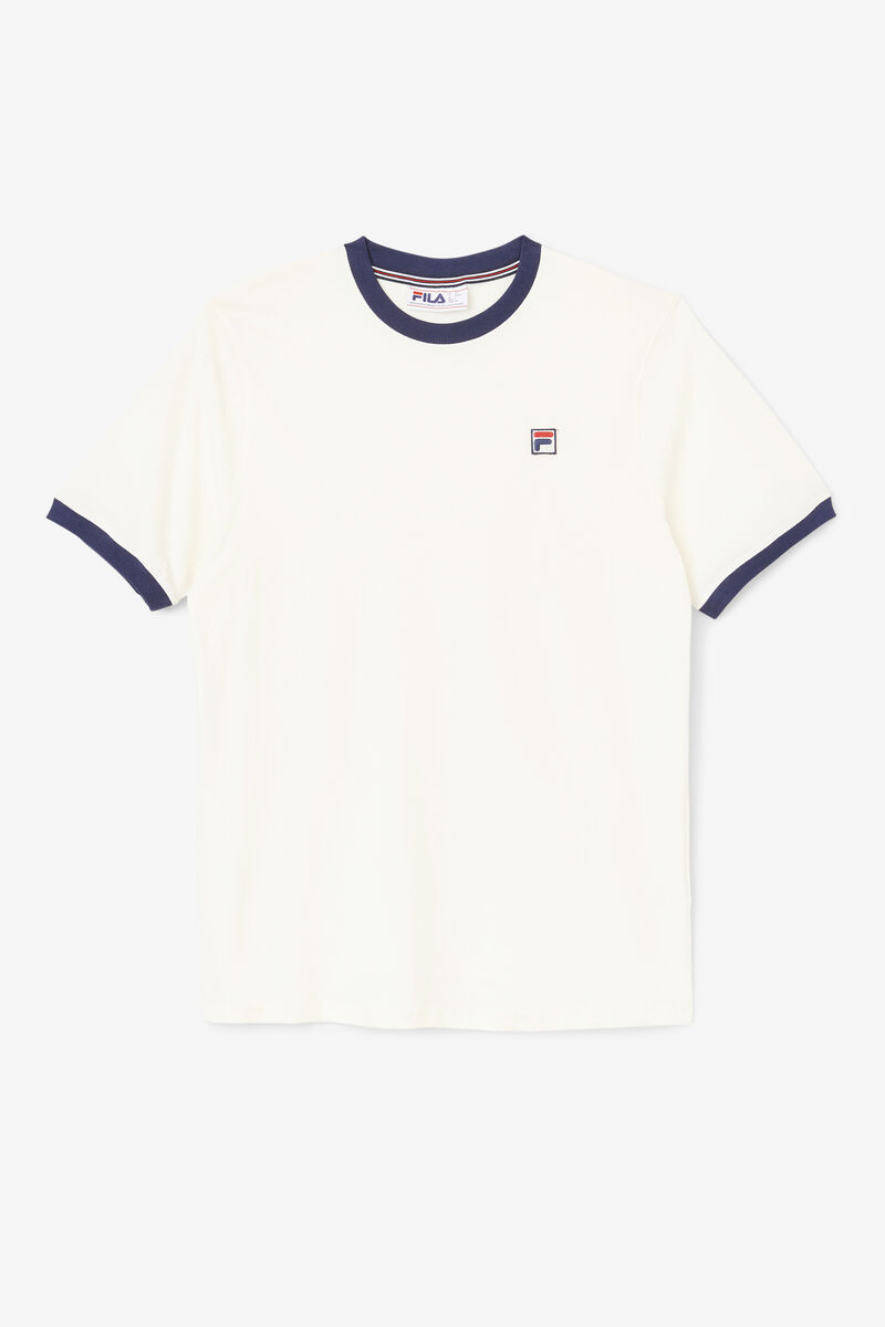Fila Marconi Ringer T-shirt Herr Vita Marinblå | nWZ2NsPWnmO