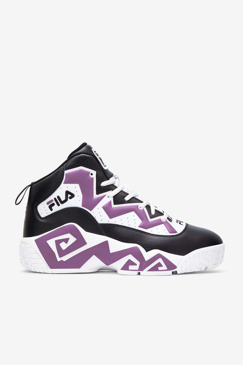 Fila Mb Tjock High Top Sneakers | Fila Sneakers Herr Svarta Vita Lila | 3l1apytHISv