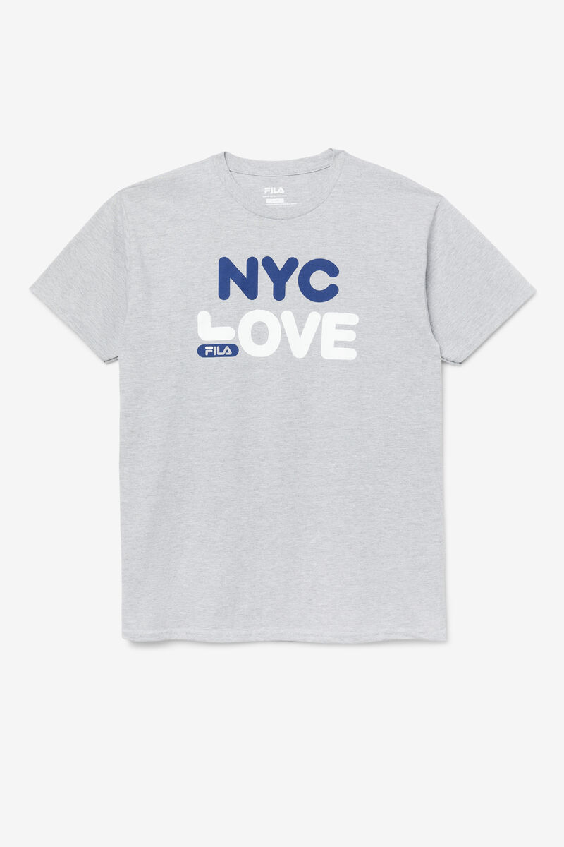 Fila Nyc Love T-shirt Herr Grå | QMBEYOaczk7