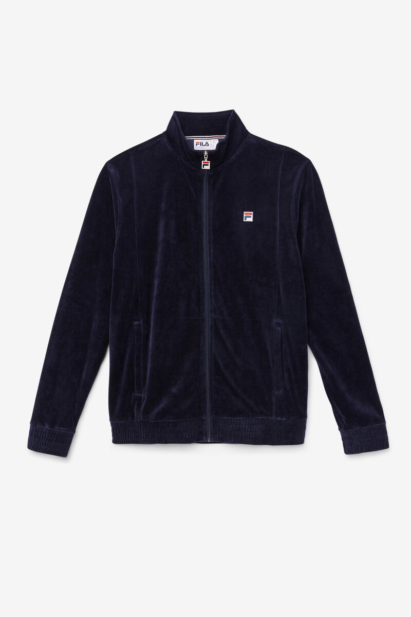 Fila O-fit Velour Jacket Jacka Herr Marinblå | CyipRUyT4VU