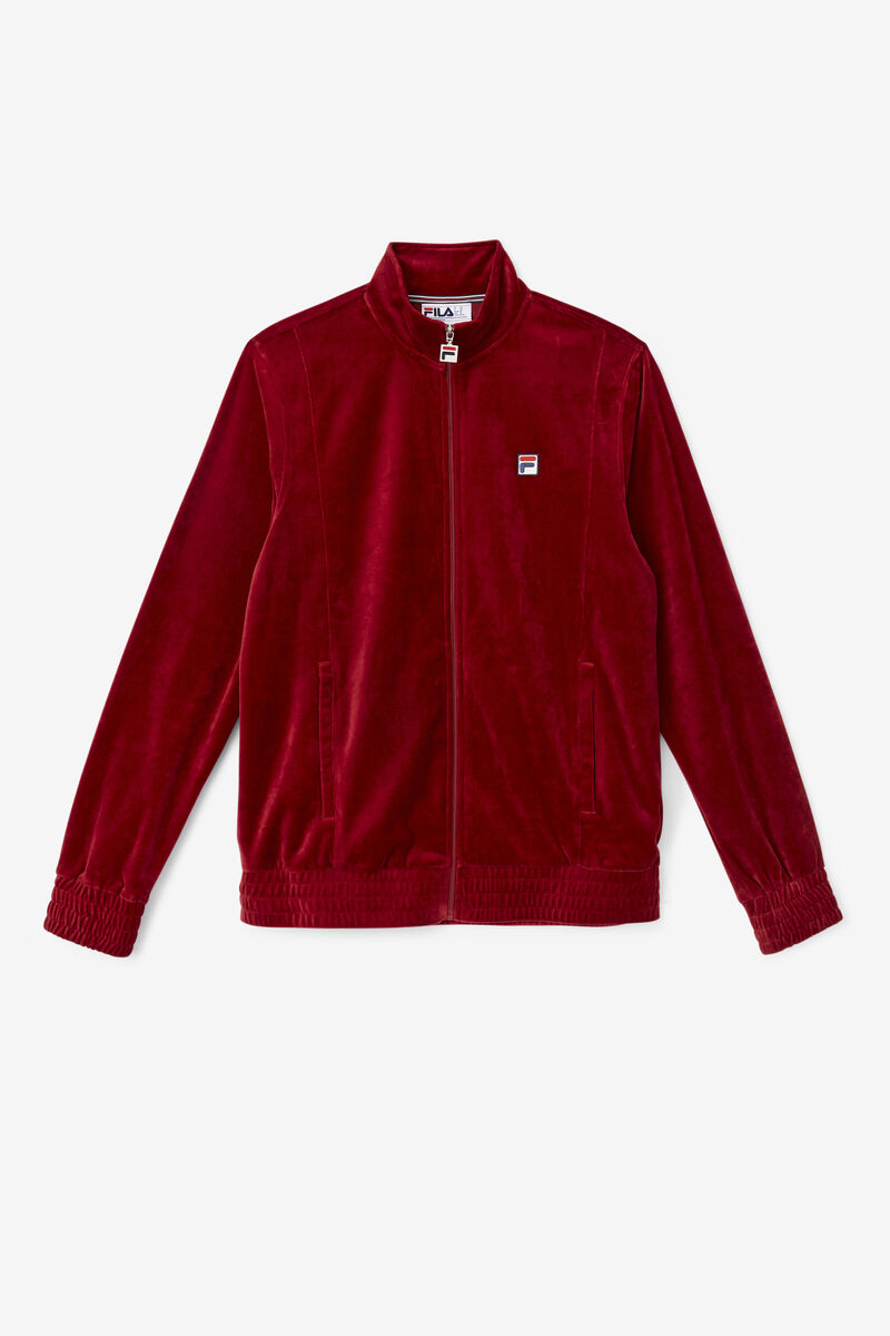 Fila O-fit Velour Jacket Träningsoverall Herr Röda | 1JQg92IKSdk