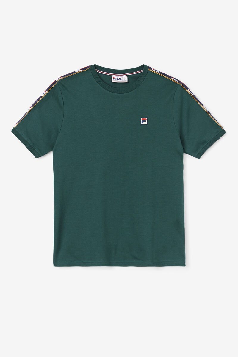 Fila Oliver T-shirt Herr Gröna | 7qzwxsnAYfh