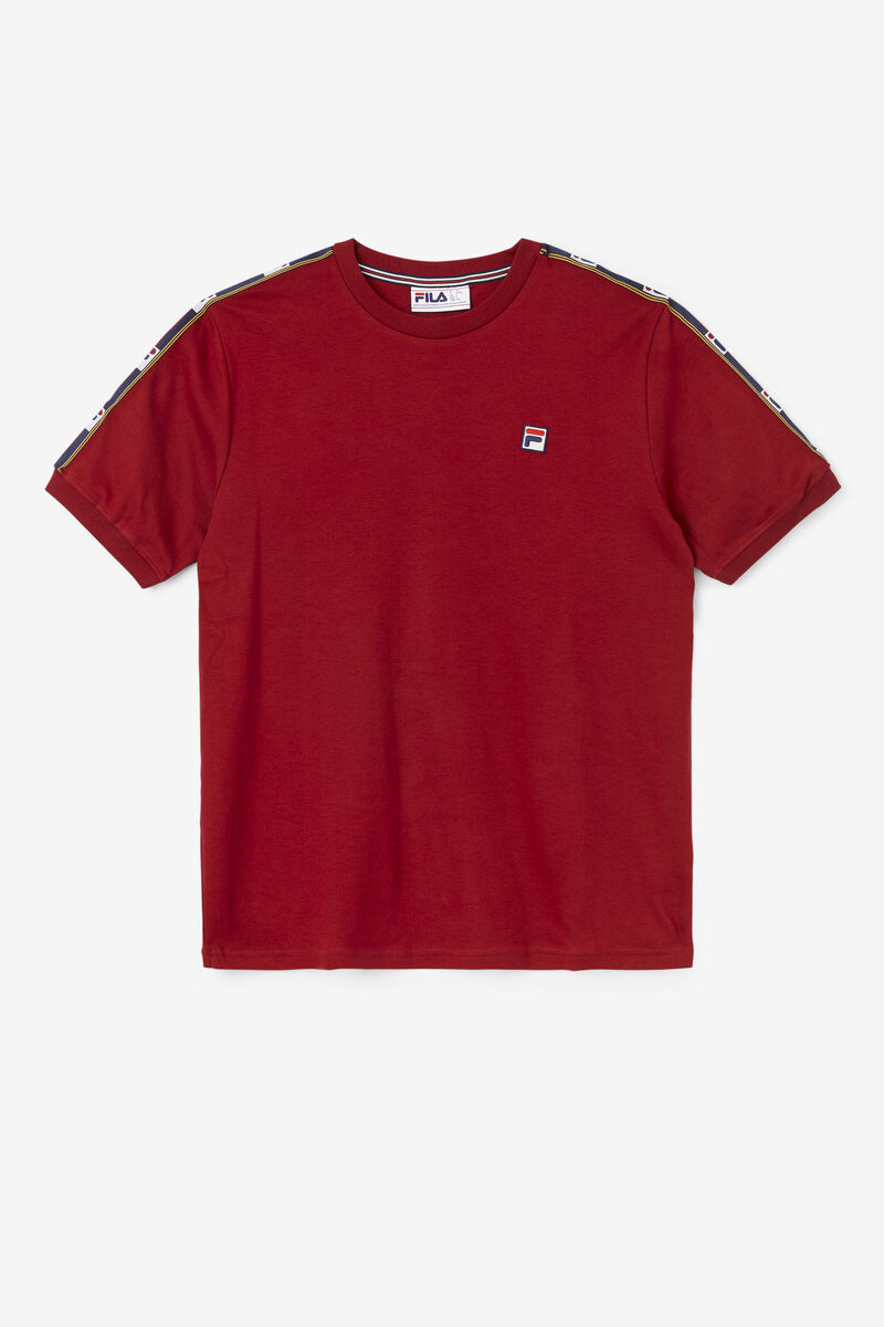 Fila Oliver T-shirt Herr Röda | b1umOr9XxEf
