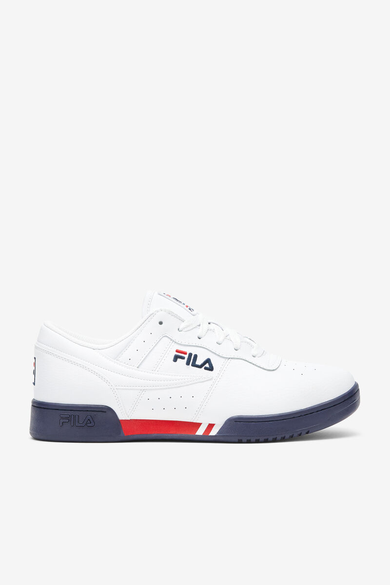 Fila Original Fitness Op Platta Skor Herr Vita Marinblå Röda | uSuPcRJCrIg