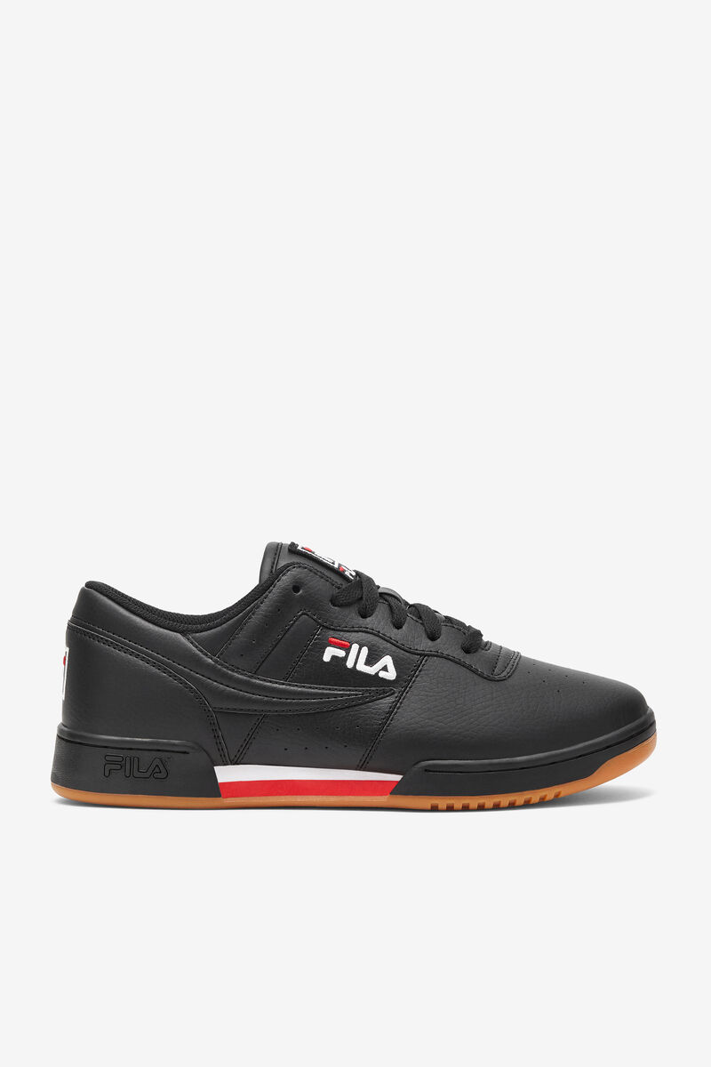 Fila Original Fitness Platta Skor Herr Svarta Röda Vita | dYpV35A4goG