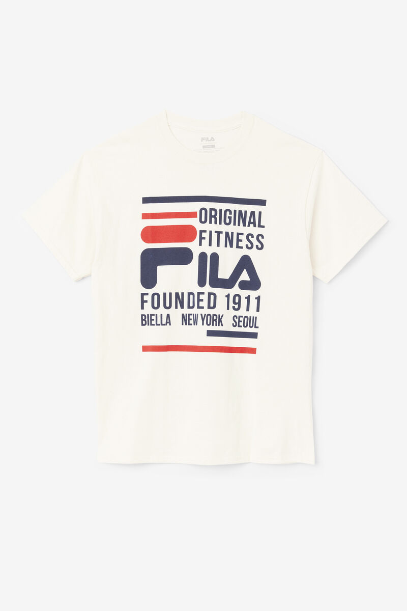 Fila Original Fitness T-shirt Herr Marinblå Röda | Jeaw3w7wkbJ