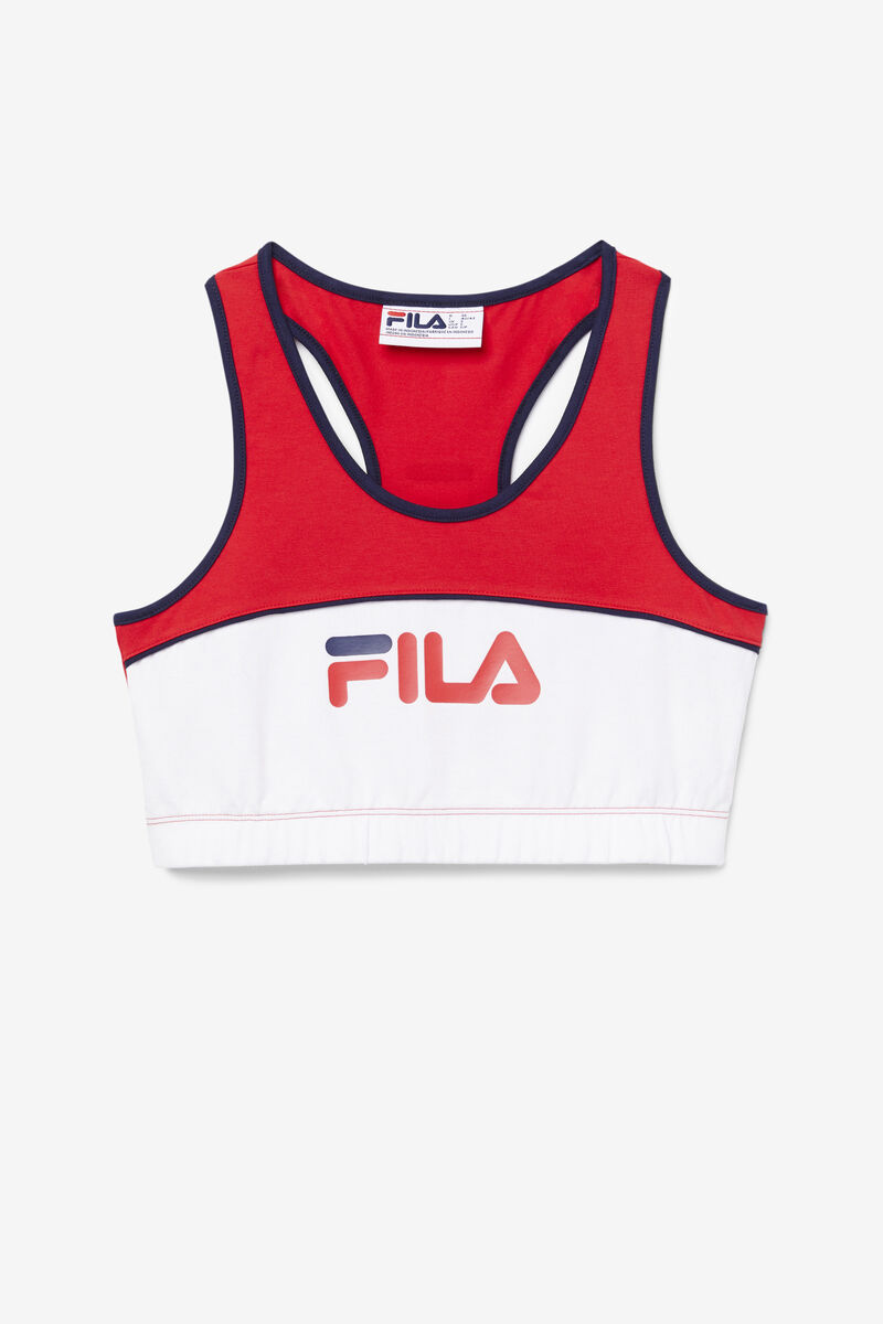 Fila Poesia Bra Top Shorts Dam Röda Vita Marinblå | Qfl4LJaZu4u