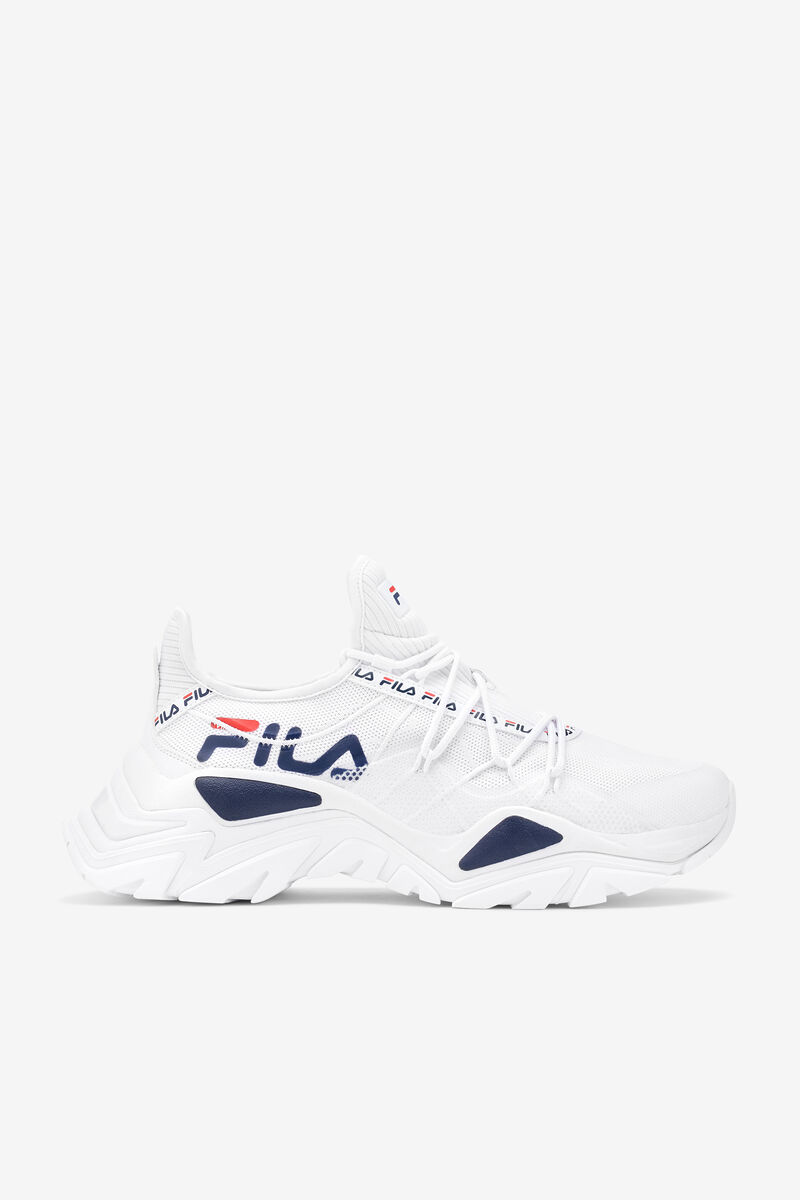 Fila Relectrove Slip On Premium Sneakers | Fila Sneakers Herr Vita Marinblå Röda | k93KS5JCBkk