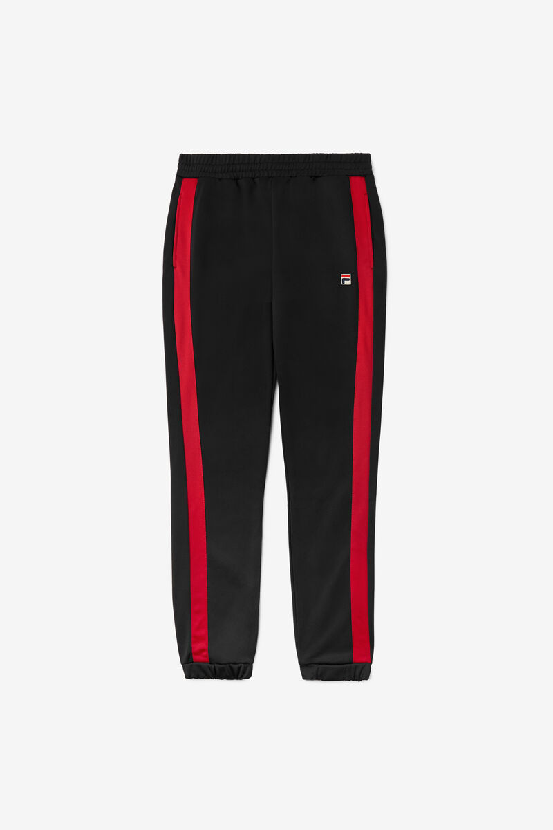 Fila Renzo Pant Byxor Herr Svarta Röda | QJUzbFtZ1Nh