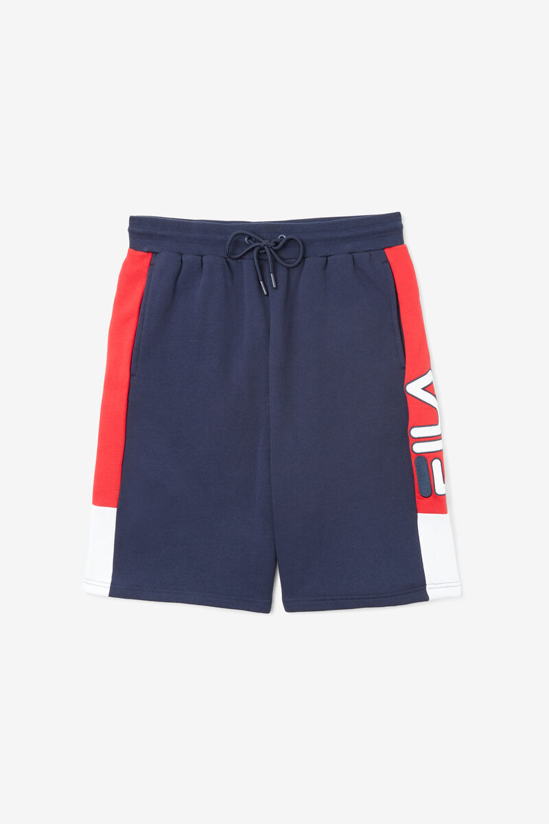 Fila Roy Kort Shorts Herr Marinblå Röda Vita | fSFrdaqBcSX
