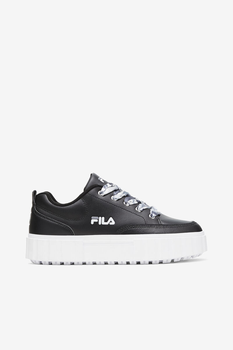 Fila Sandblast Low Satin Spets Sneakers Dam Svarta Vita | 14tz9l4cAZD