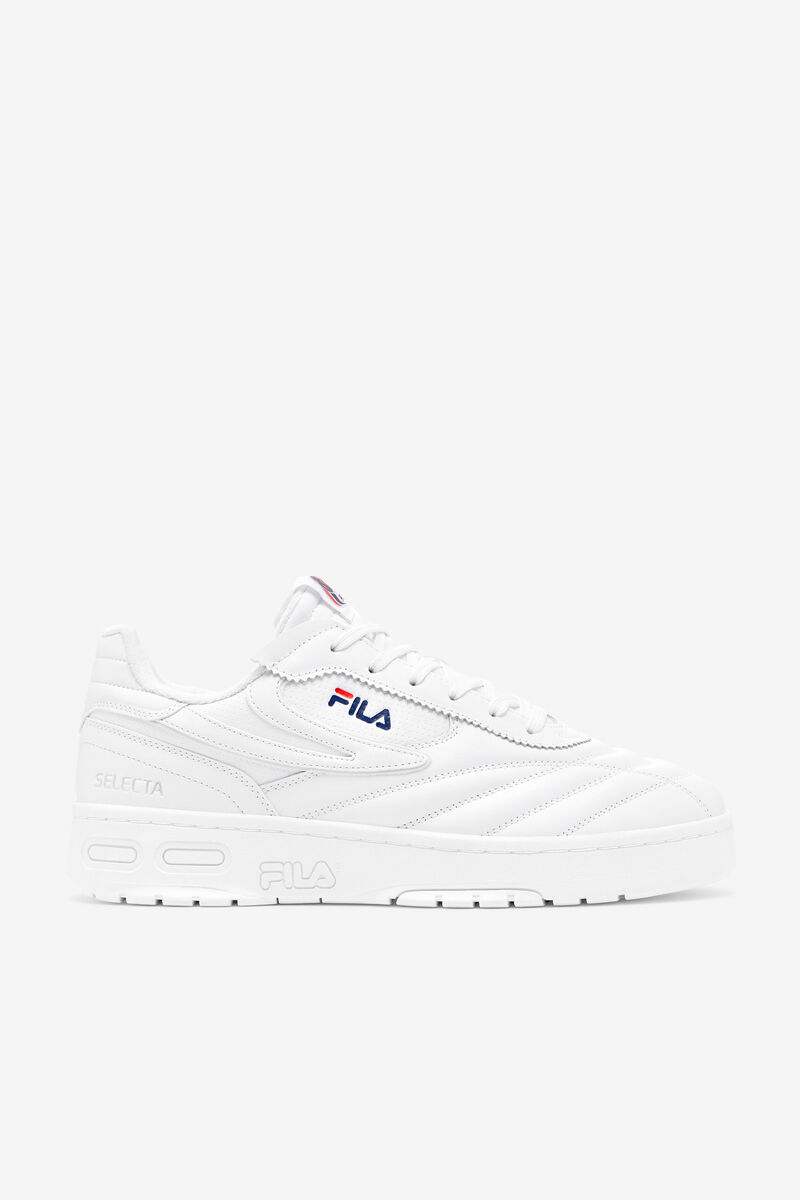 Fila Selecta Tennis Shoe | Fila Sneakers Herr Vita Marinblå Röda | XJnZrDOj1xC