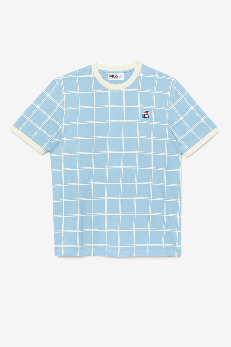 Fila Slate Ringer T-shirt Herr Blå | rvb2d3nInXq