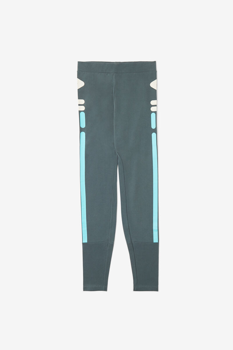 Fila Taru Legging Leggings Dam Blå Turkos | TFxYbF6rGwg
