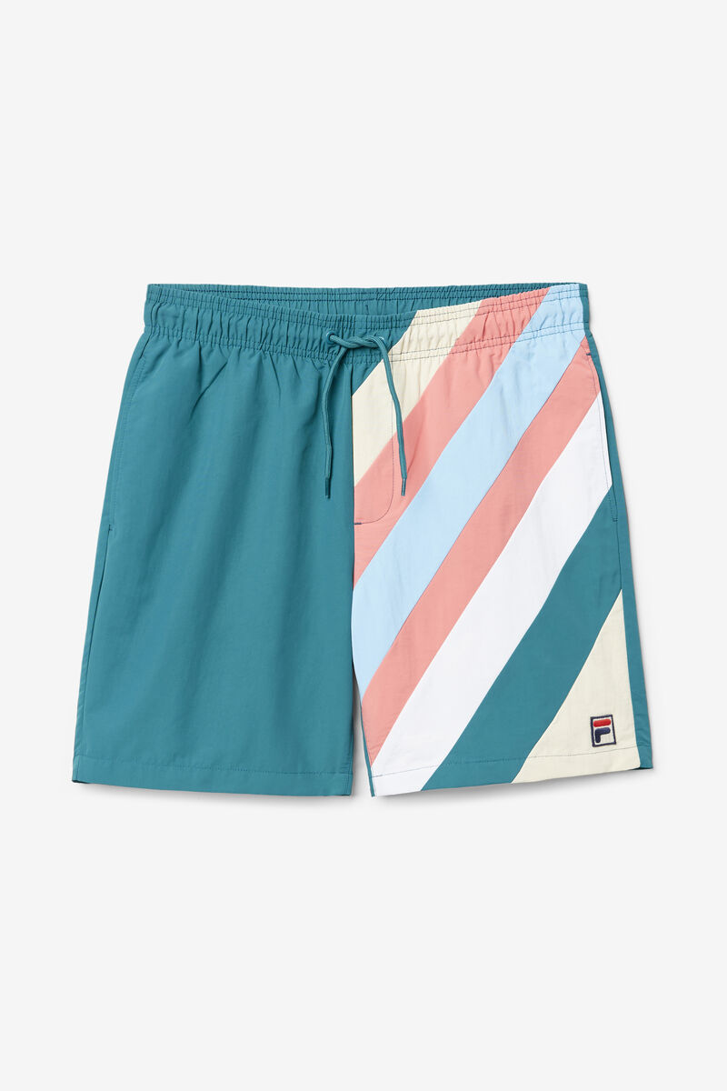 Fila Teller Swim Kort Shorts Herr Blå | MLJyE5mmeVD