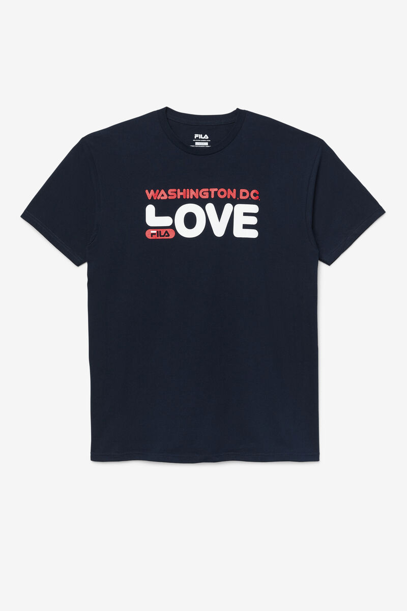 Fila Washington D.C. Love T-shirt Herr Marinblå | I5slzZTXGXz
