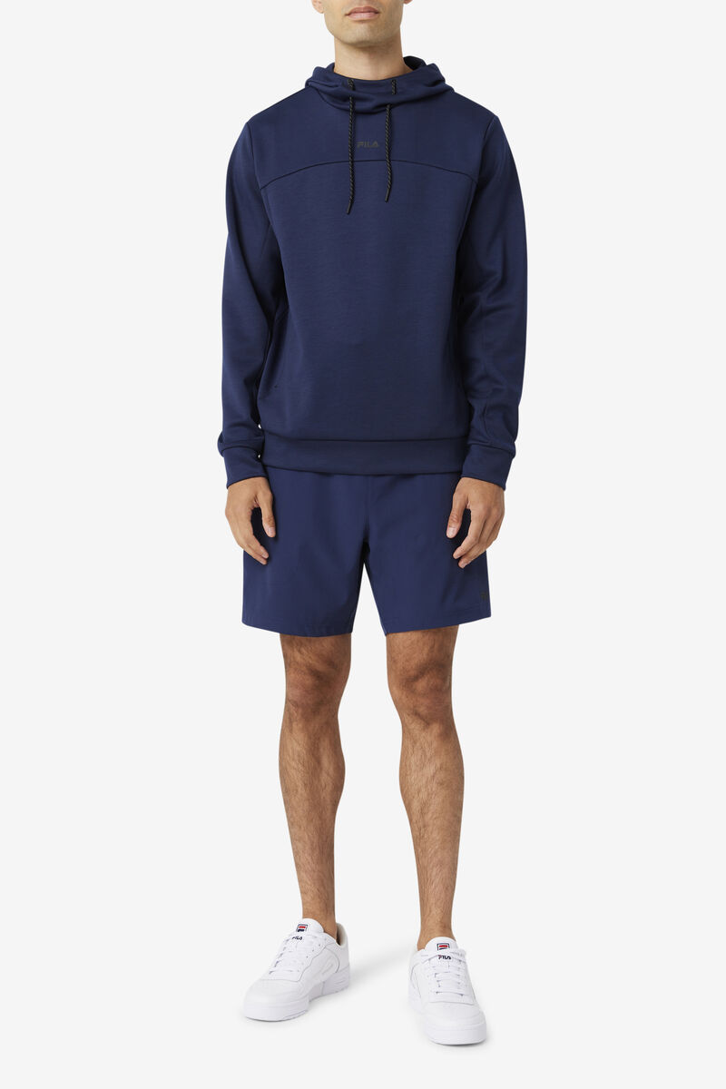 Fila Aadheen Hoodie Hoodie Herr Marinblå Svarta | tNdnXbrkpgO