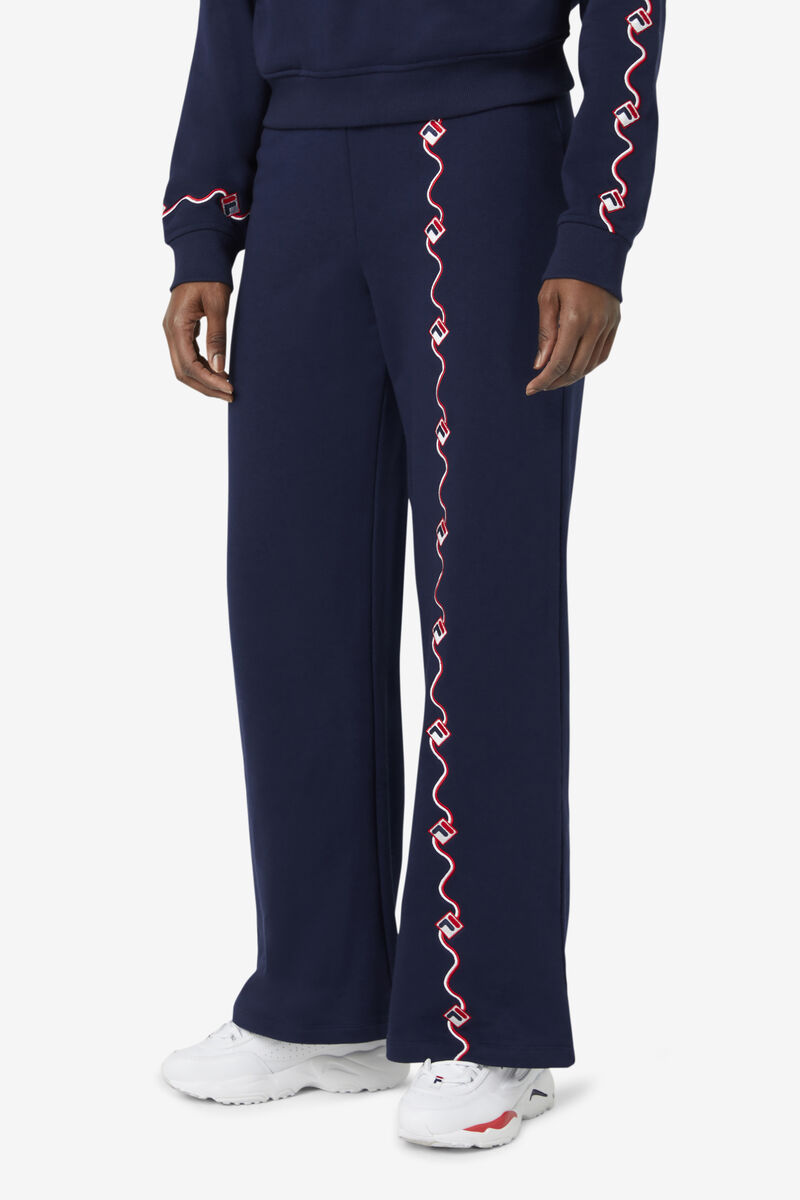 Fila Agnesina Pant Byxor Dam Marinblå | XaXiDZSKcXN