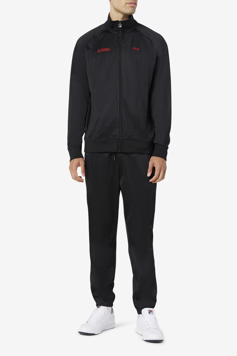 Fila Albania Track Jacket Jacka Dam Svarta Röda | CzBpP2Y7DNZ