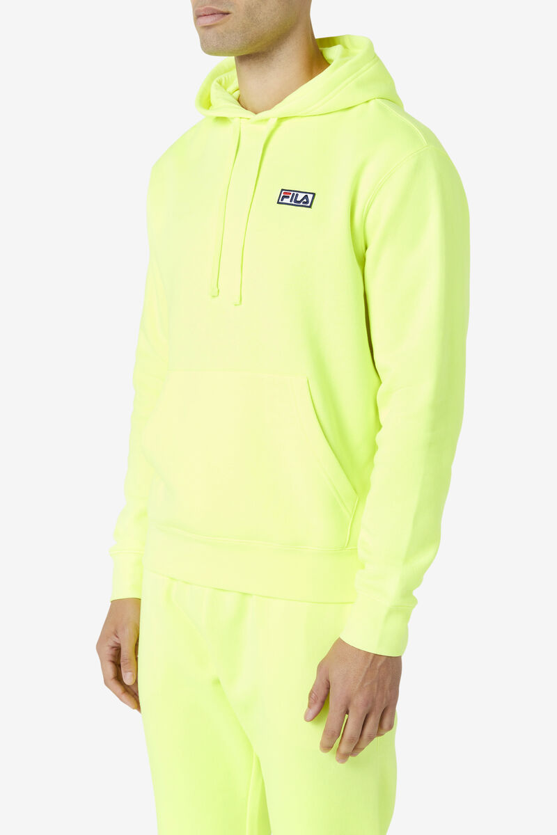 Fila Algot Hoodie Hoodie Herr Gula Svarta | UVtgaLMqvT6