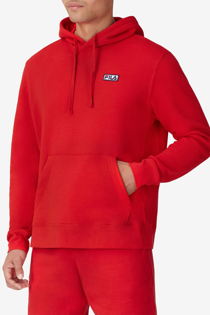 Fila Algot Hoodie Hoodie Herr Röda | AwJTszqRHKZ