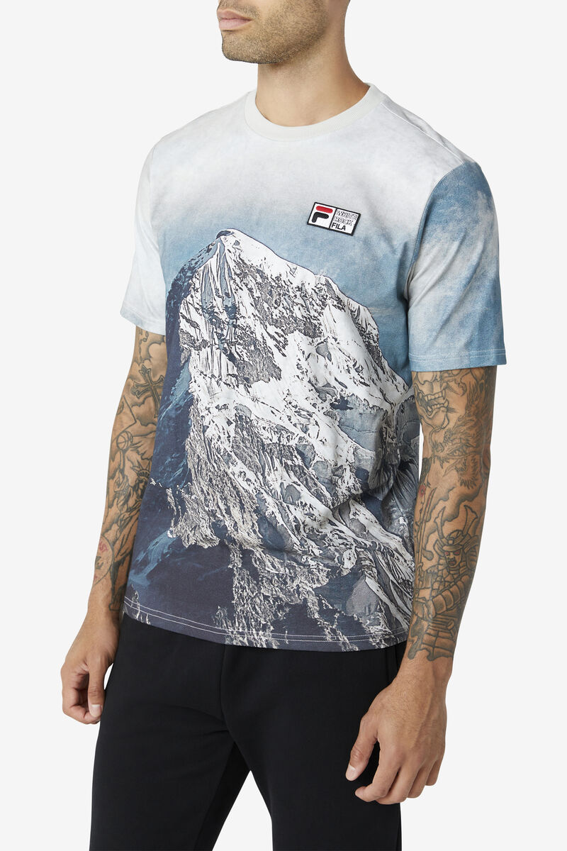 Fila Alps T-shirt Herr Vita Svarta | 6UZSwRn7Dsv
