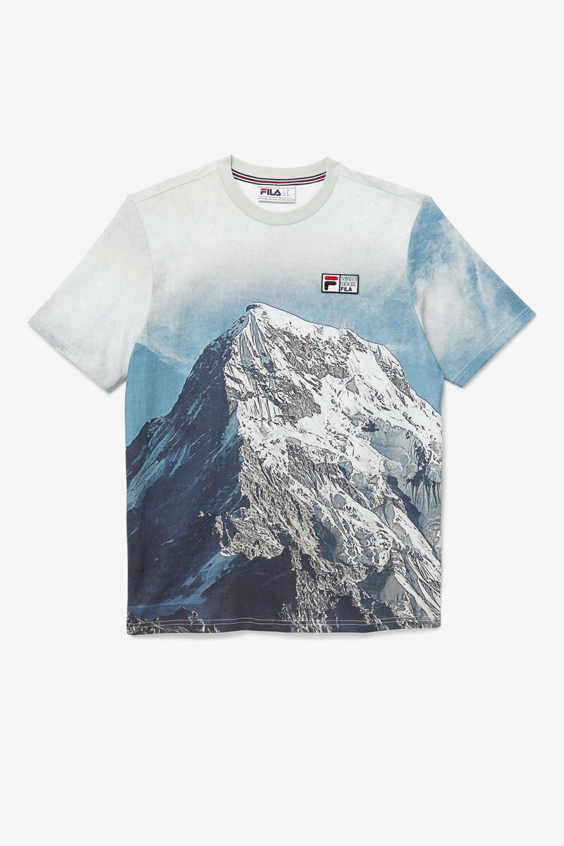 Fila Alps T-shirt Herr Vita Svarta | 6UZSwRn7Dsv