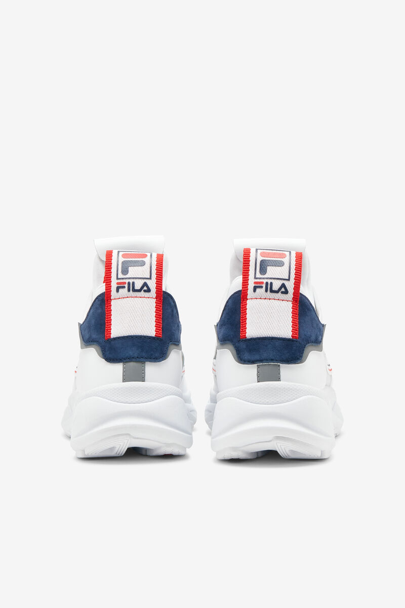 Fila Amore Sneakers Dam Vita Marinblå Röda | 3u5EXti2fvS